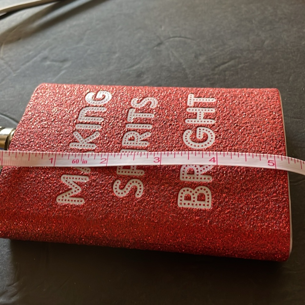 Christmas - Red Stainless Steel - 8 oz Flask - Picture 5 of 5